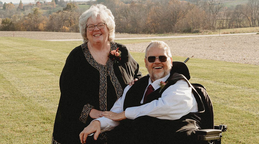 Jerry Kjer and his late wife, Lee Ann.