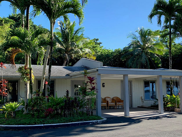 Exterior view of Assisted Living Care Home at Good Samaritan Society - Pohai Nani in Kaneohe, Hawaii.