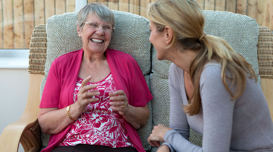 How do you talk to someone who has Alzheimer’s?