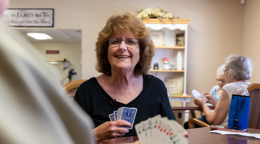 Eunice Turnquist is taking advantage of all independent living in Hastings, Nebraska, has to offer. 