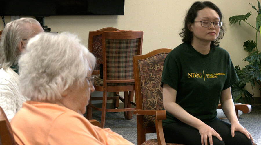 Doctoral student brings mindfulness to residents in Fargo